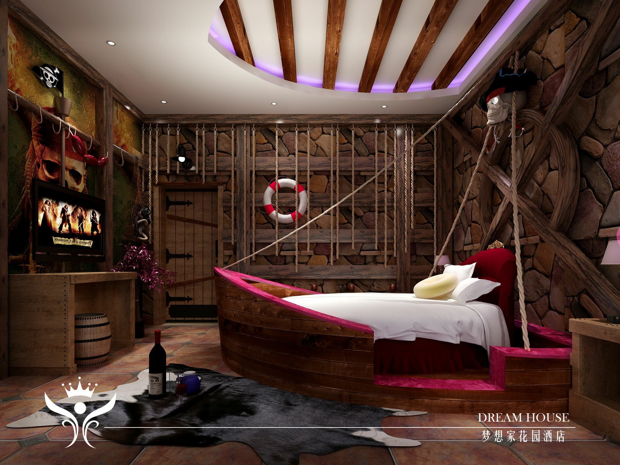 Dreamhouse Theme Hotel Şanghay Dış mekan fotoğraf