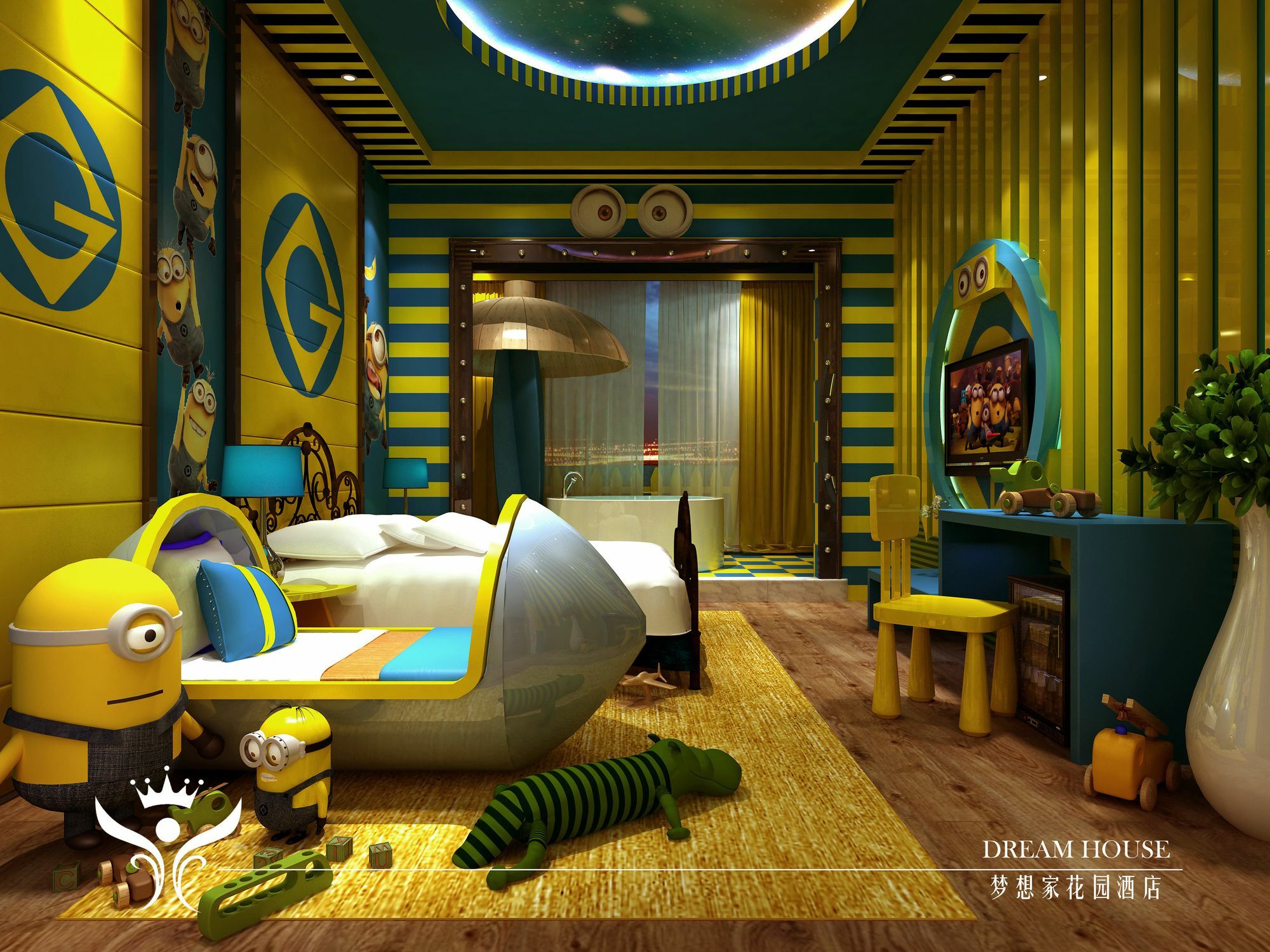 Dreamhouse Theme Hotel Şanghay Dış mekan fotoğraf