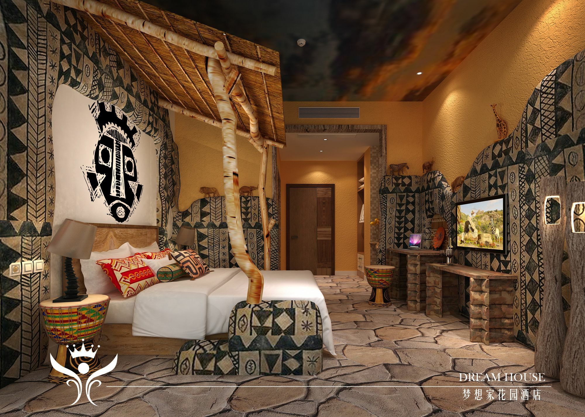 Dreamhouse Theme Hotel Şanghay Dış mekan fotoğraf